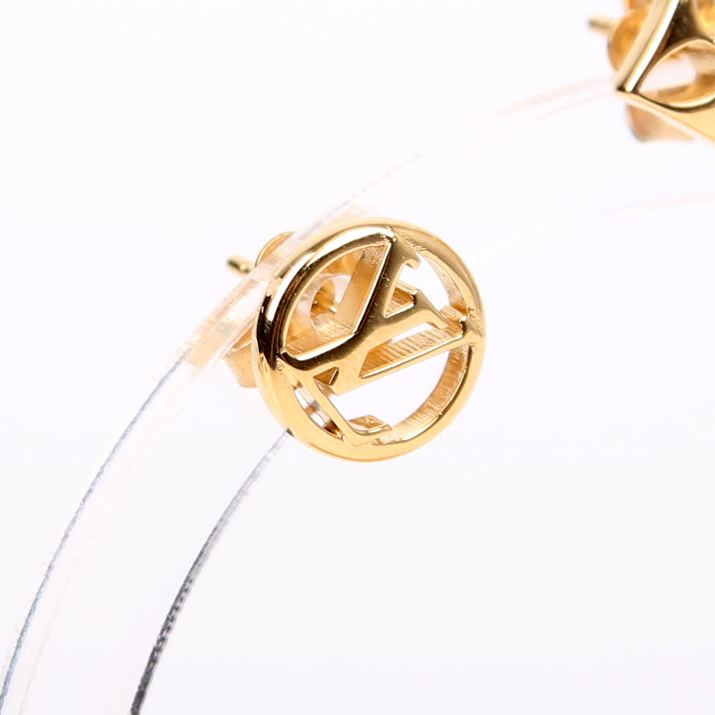 Crazy In Lock Earrings Gold