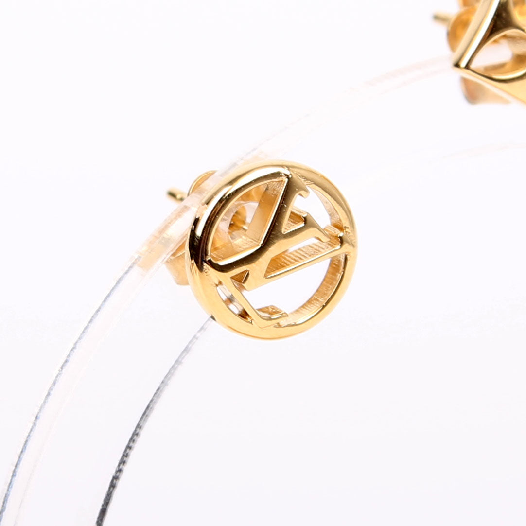 Crazy In Lock Earrings Gold