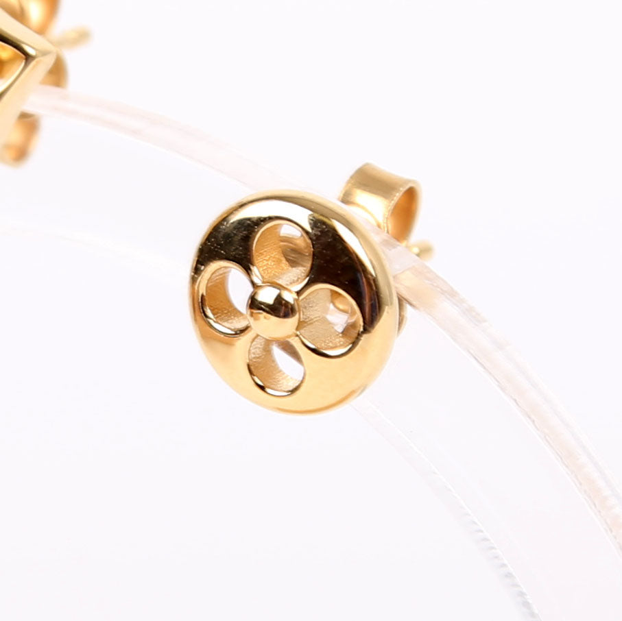 Crazy In Lock Earrings Gold