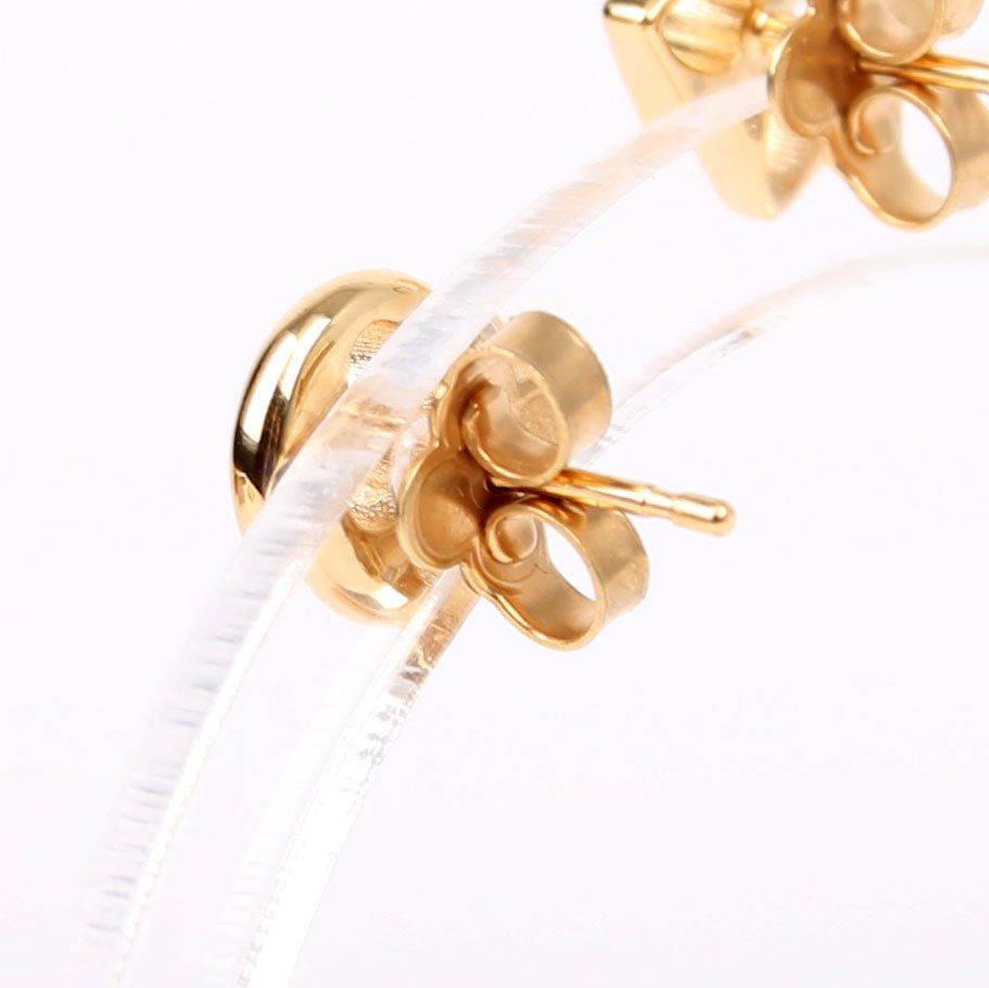 Crazy In Lock Earrings Gold