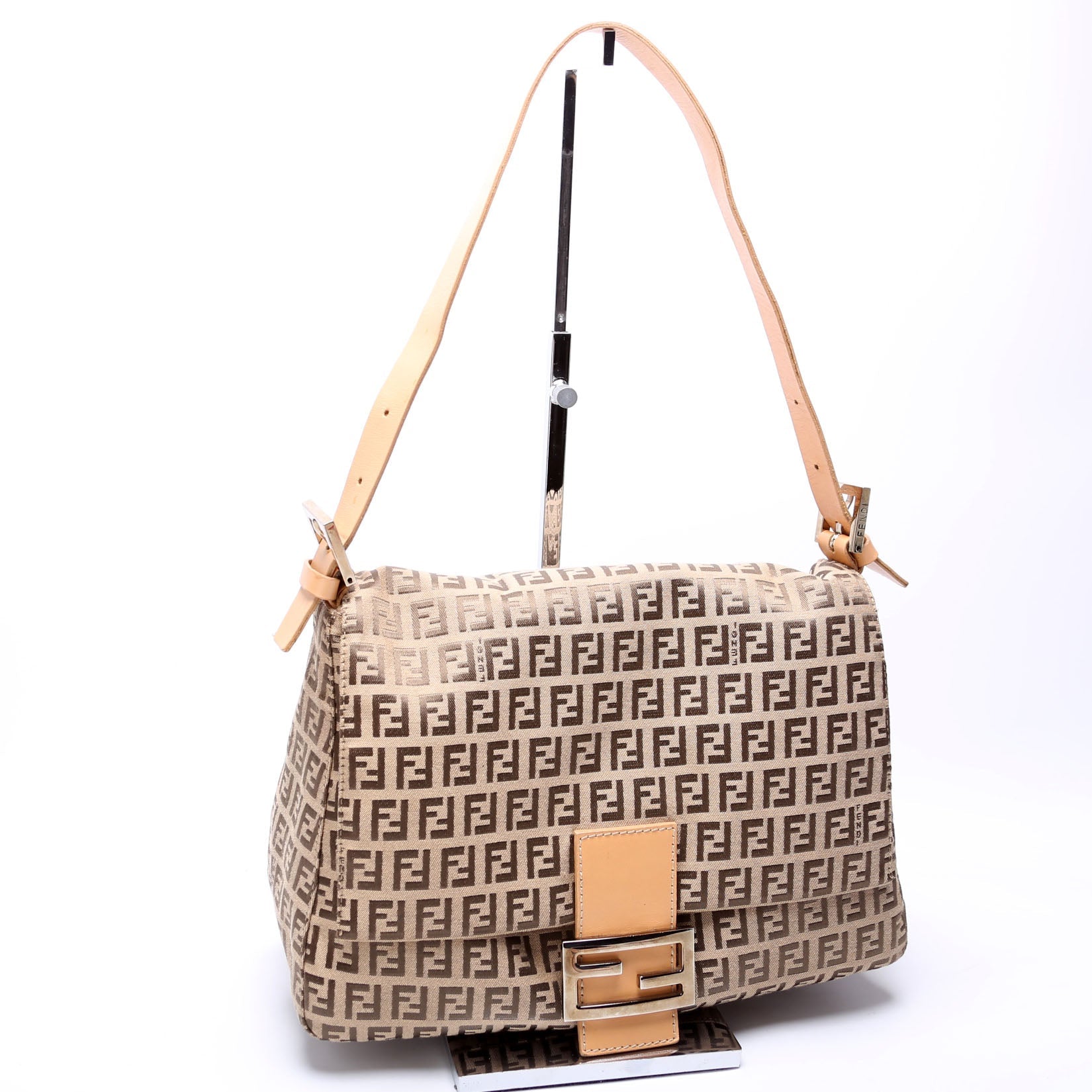 Fendi 8BR001 Zucca Mamma Baguette
