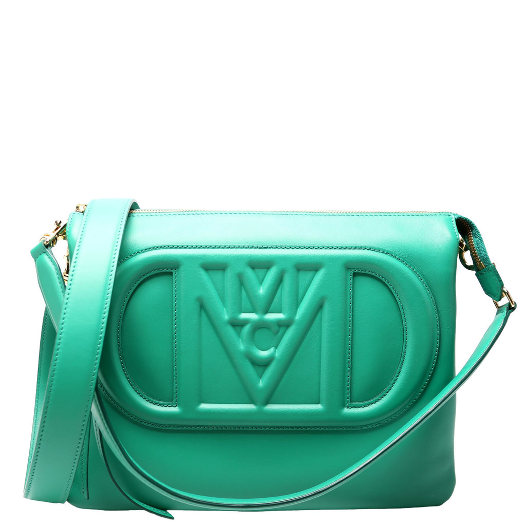 Mode Travia Medium Spanish Leather Shoulder Bag Green