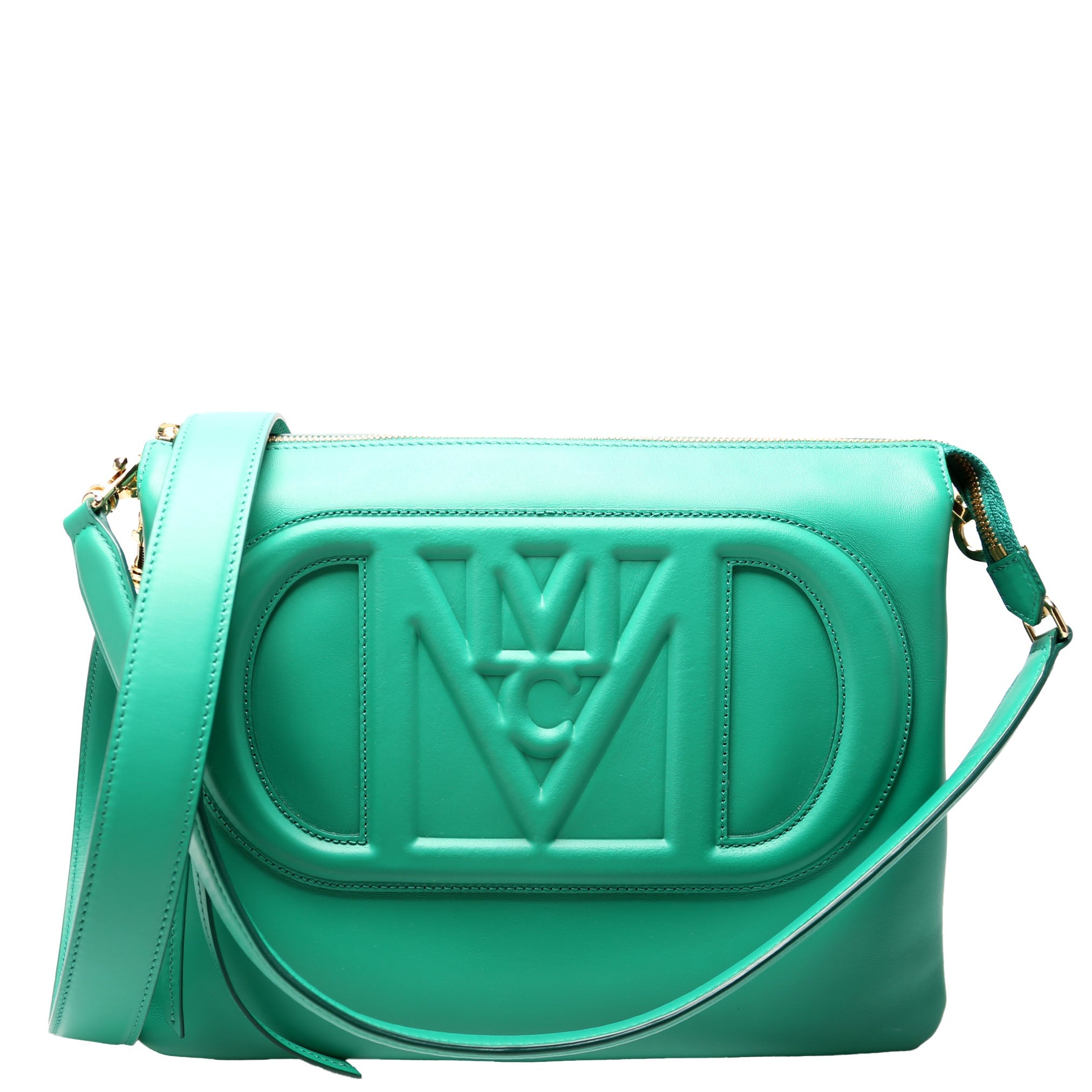 Mode Travia Medium Spanish Leather Shoulder Bag Green