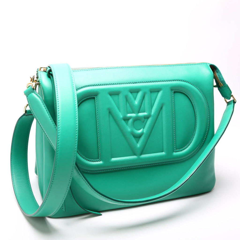 Mode Travia Medium Spanish Leather Shoulder Bag Green