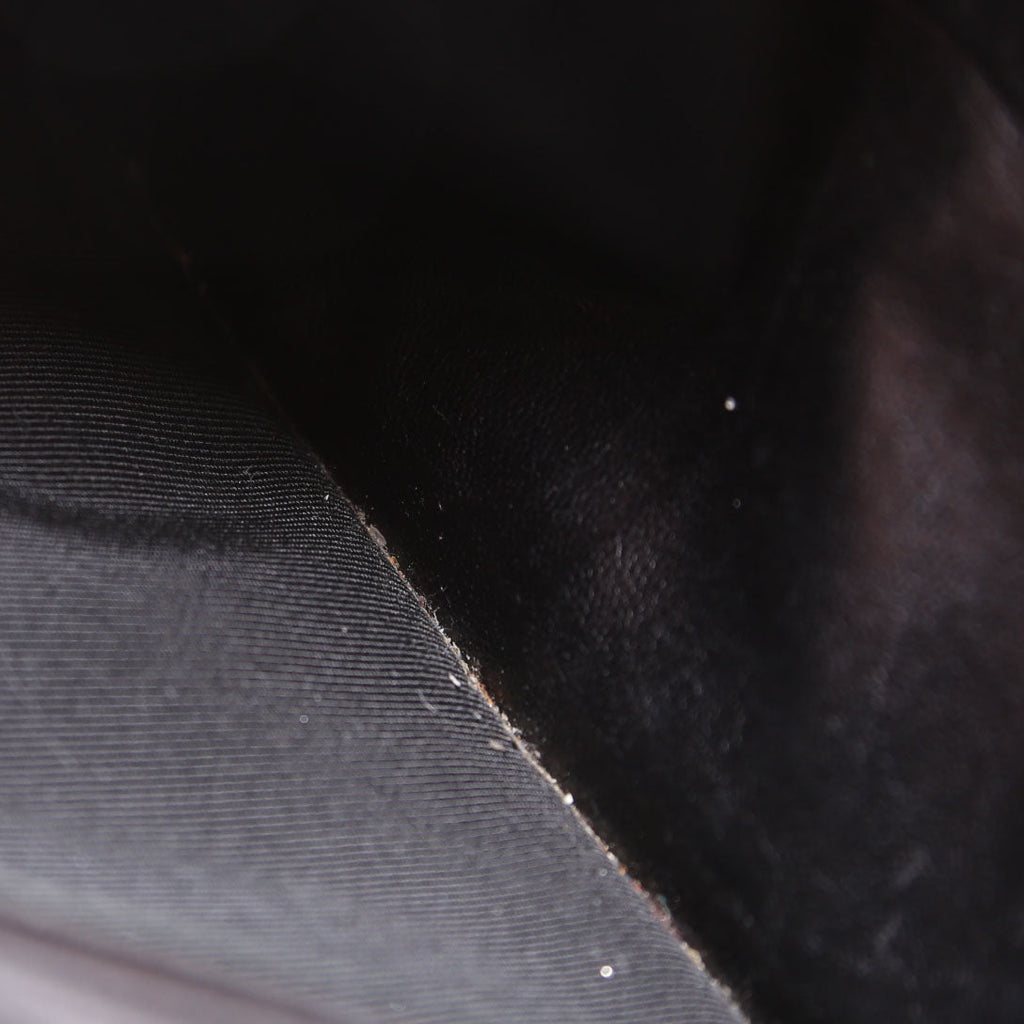 Wallet On Chain Classic Quilted Lambskin Black