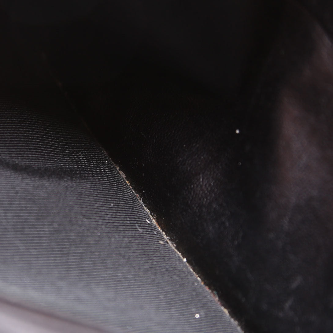 Wallet On Chain Classic Quilted Lambskin Black
