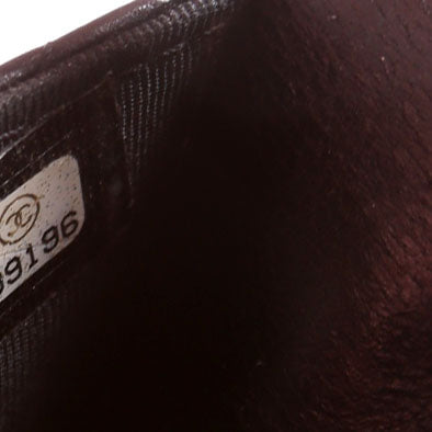 Wallet On Chain Classic Quilted Lambskin Black