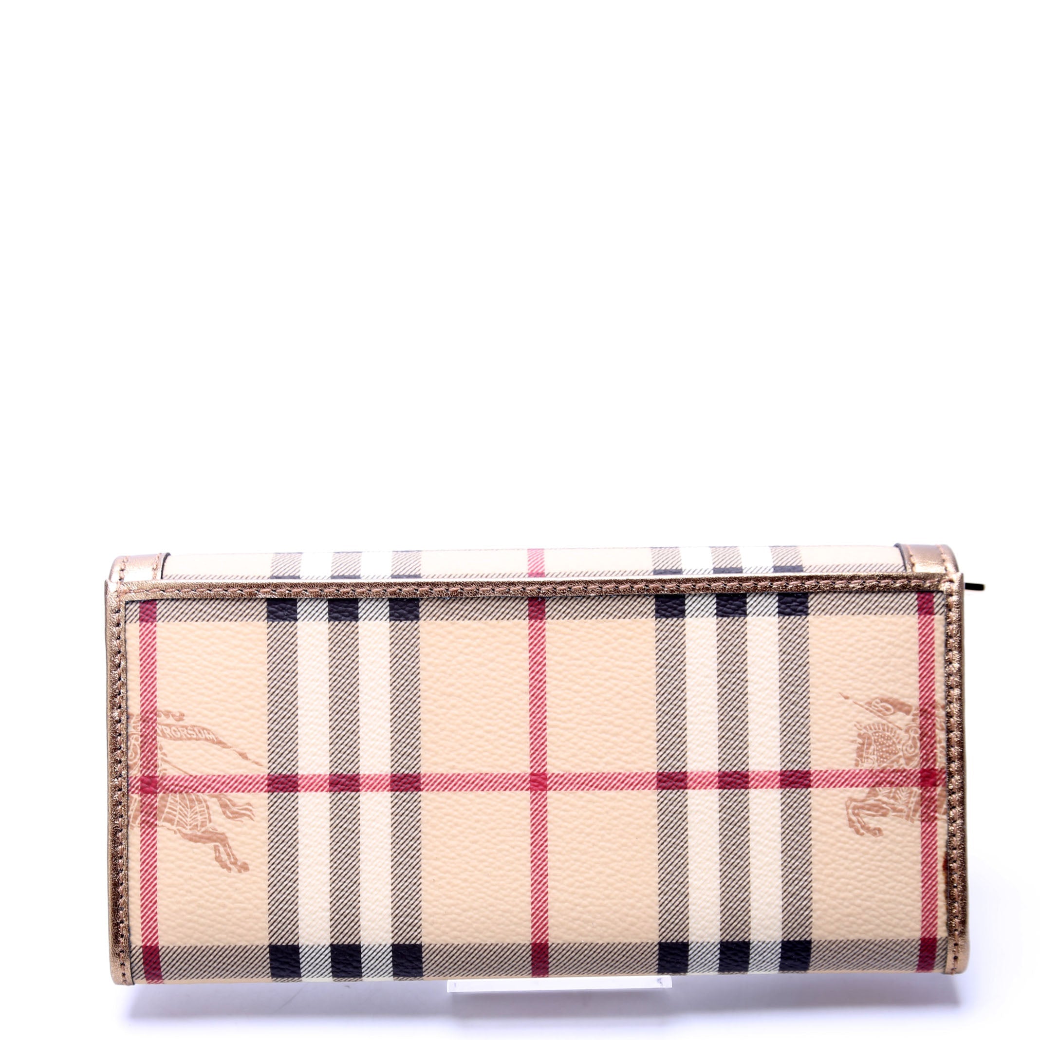 3689954 Haymarket Check Continental Penrose Wallet Beige