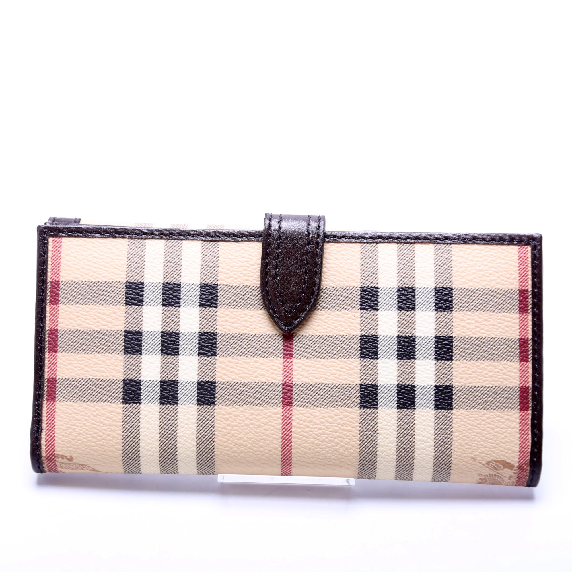 3640450 Haymarket Check Continental Wallet Brown