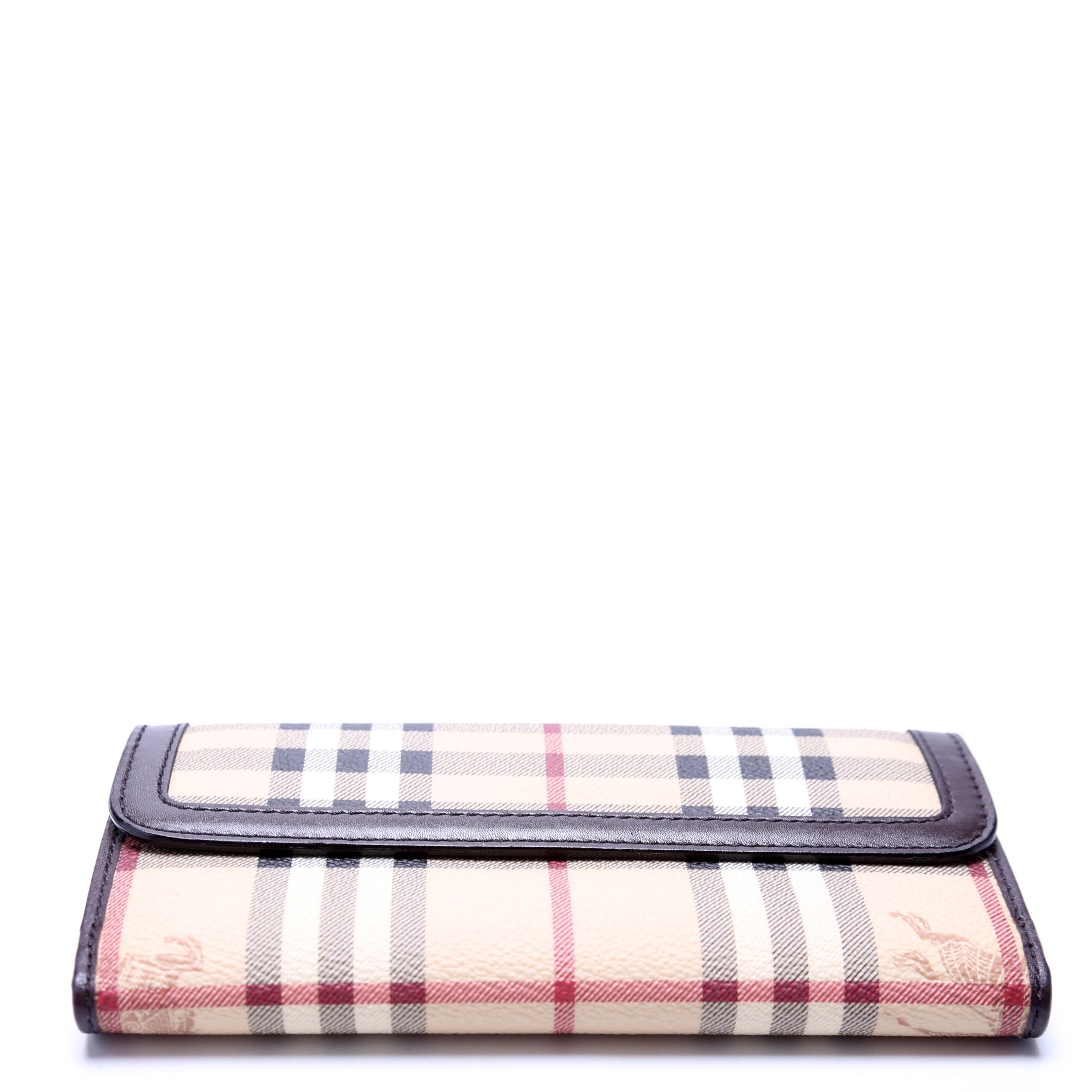 3640450 Haymarket Check Continental Wallet Brown