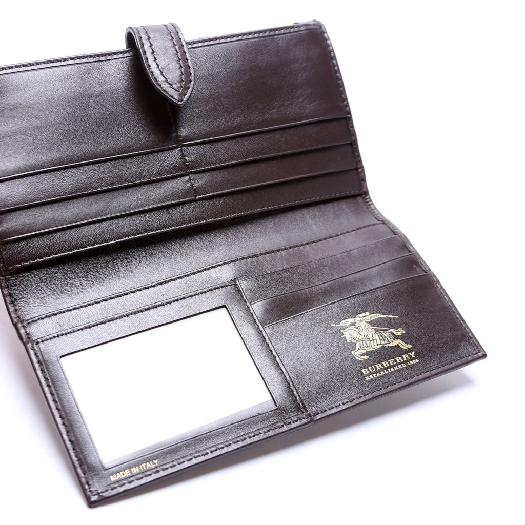 3640450 Haymarket Check Continental Wallet Brown