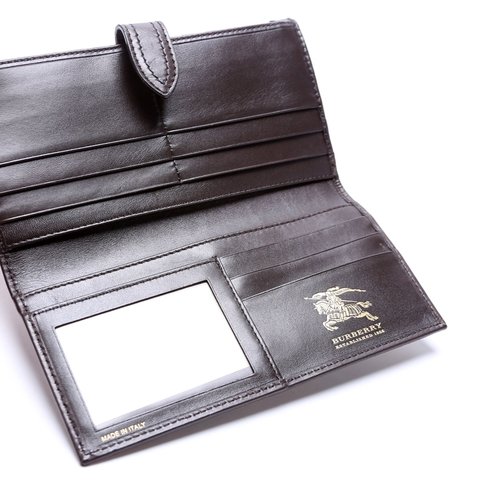 3640450 Haymarket Check Continental Wallet Brown