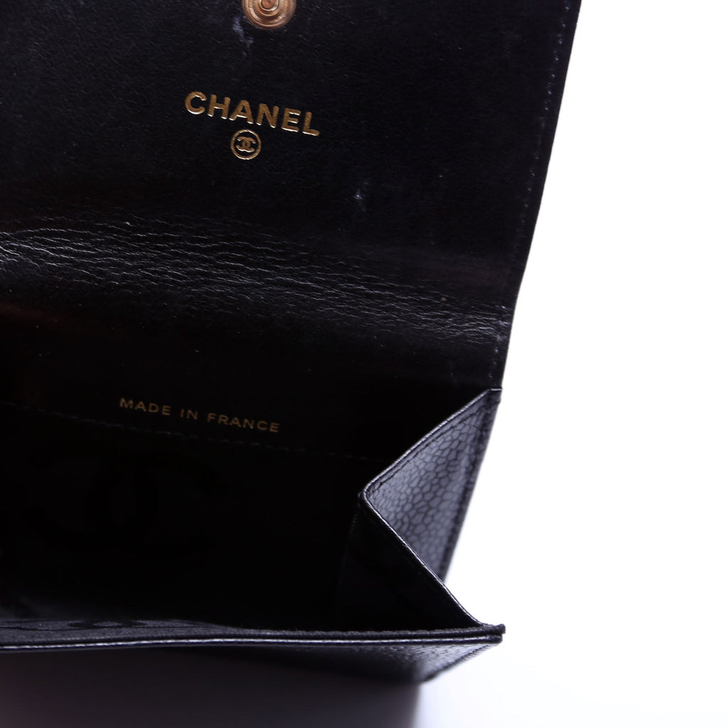 Timeless CC Flap Card Holder Black