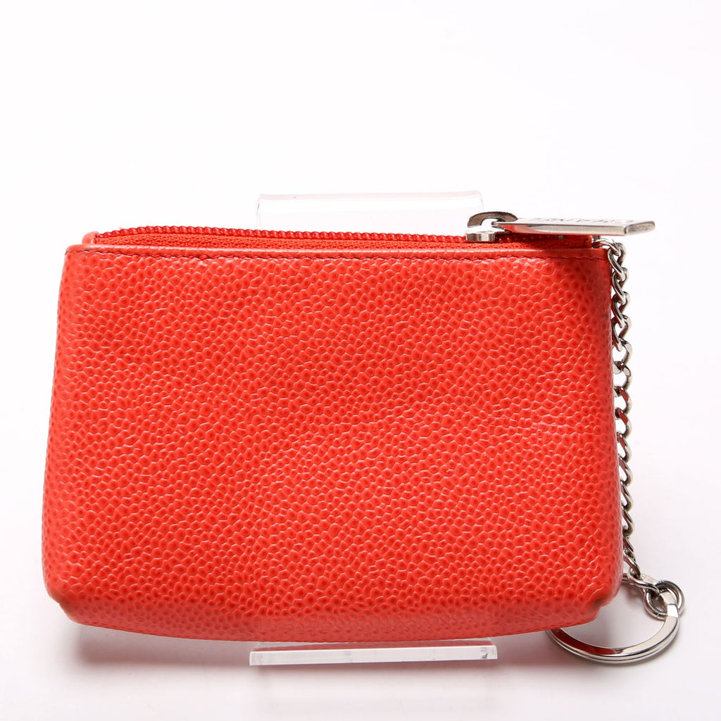 Timeless CC Key HOlder Caviar Coral