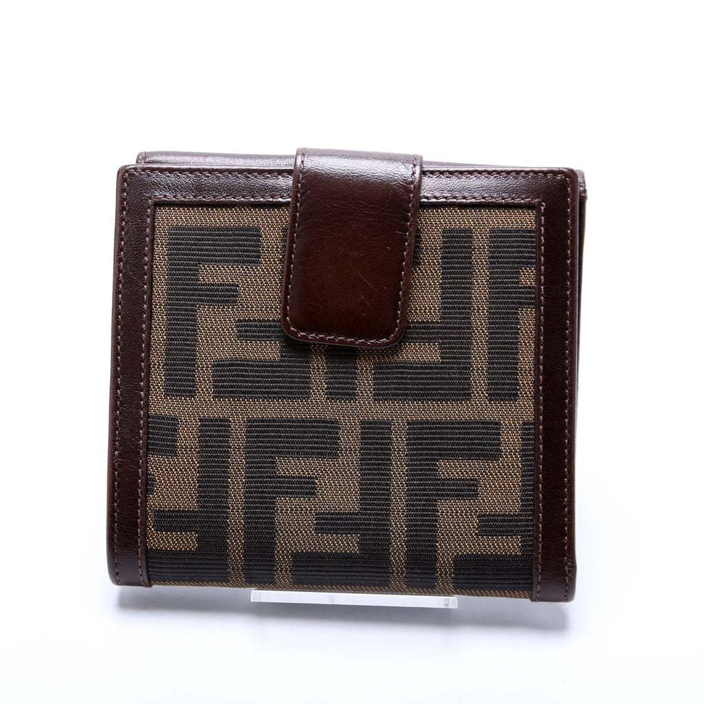 2266 Zucca Compact Bifold Wallet Brown