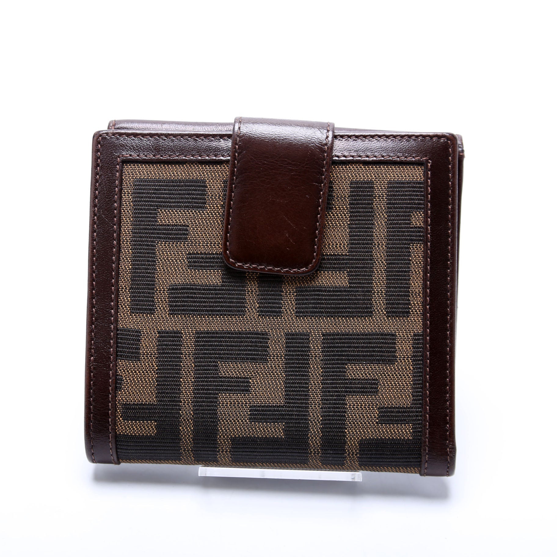 2266 Zucca Compact Bifold Wallet Brown