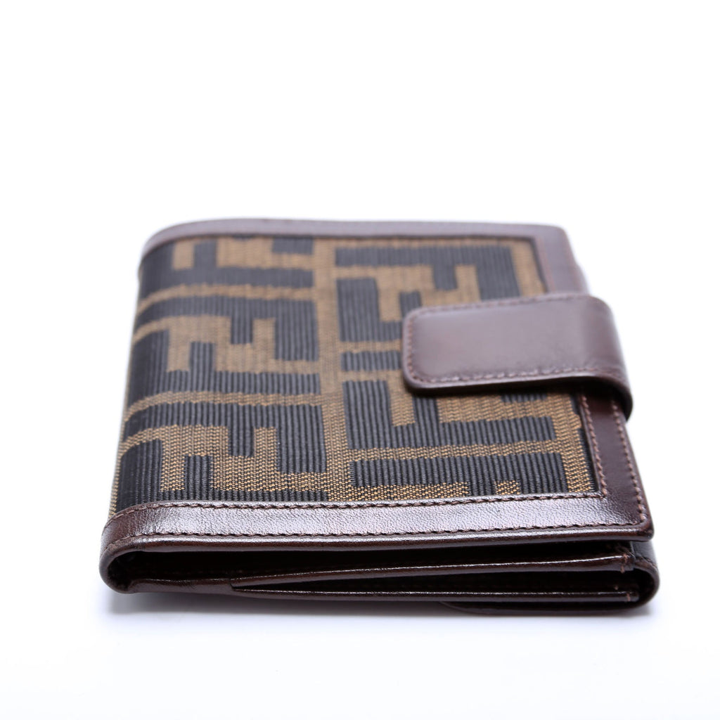 2266 Zucca Compact Bifold Wallet Brown