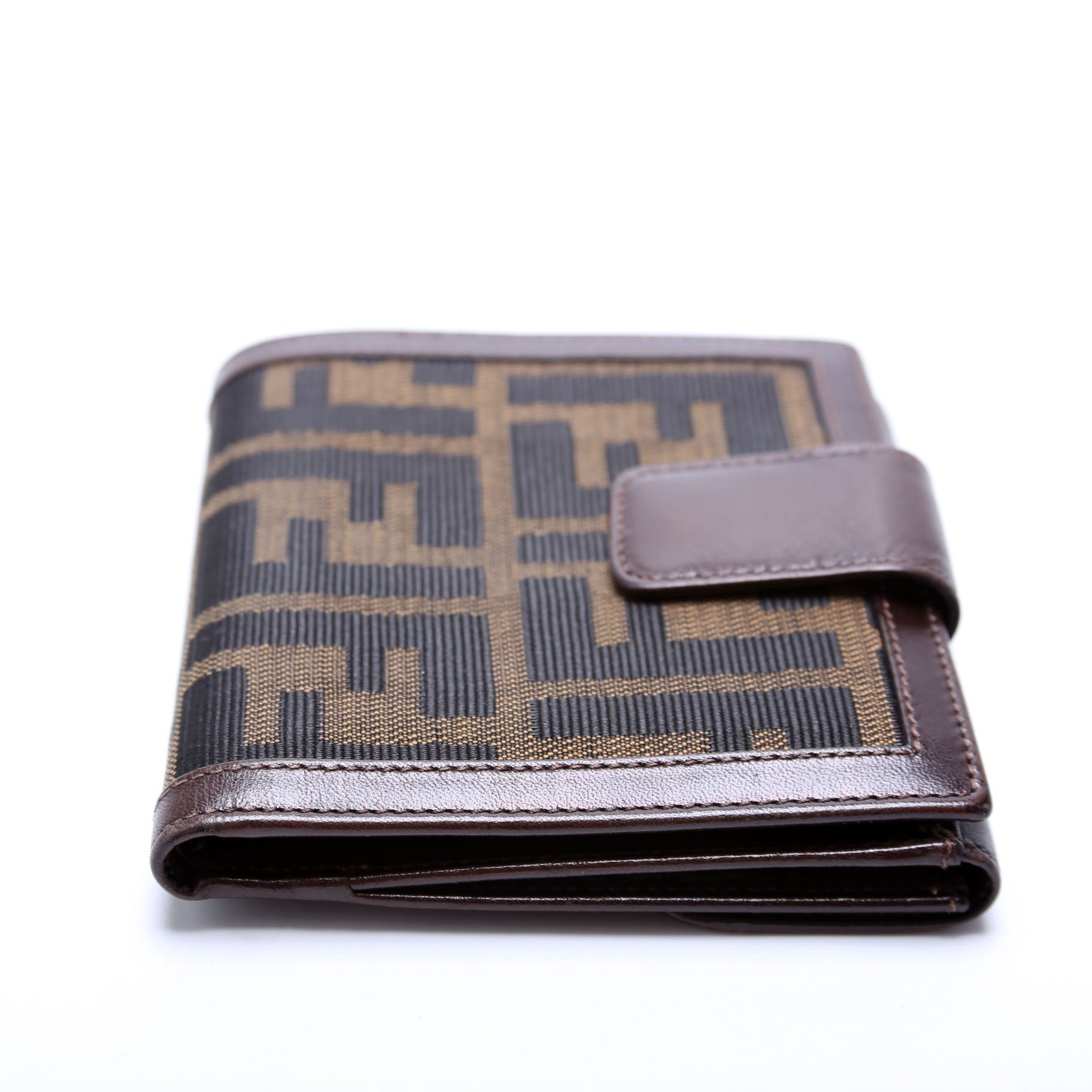 2266 Zucca Compact Bifold Wallet Brown