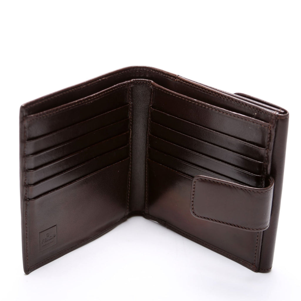 2266 Zucca Compact Bifold Wallet Brown