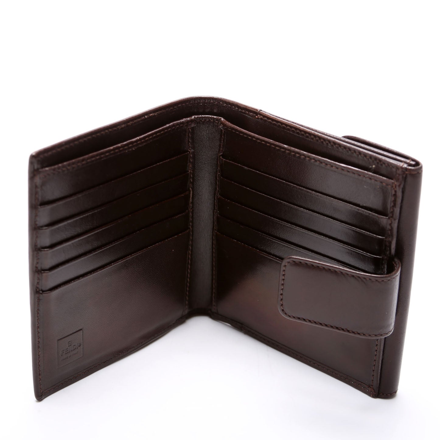 2266 Zucca Compact Bifold Wallet Brown