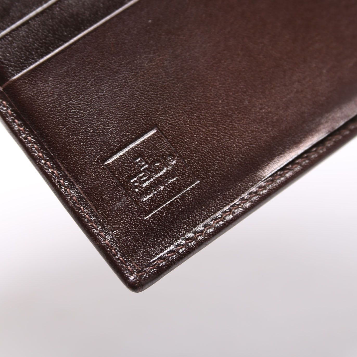 2266 Zucca Compact Bifold Wallet Brown