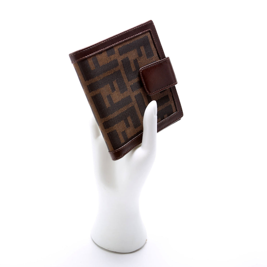 2266 Zucca Compact Bifold Wallet Brown