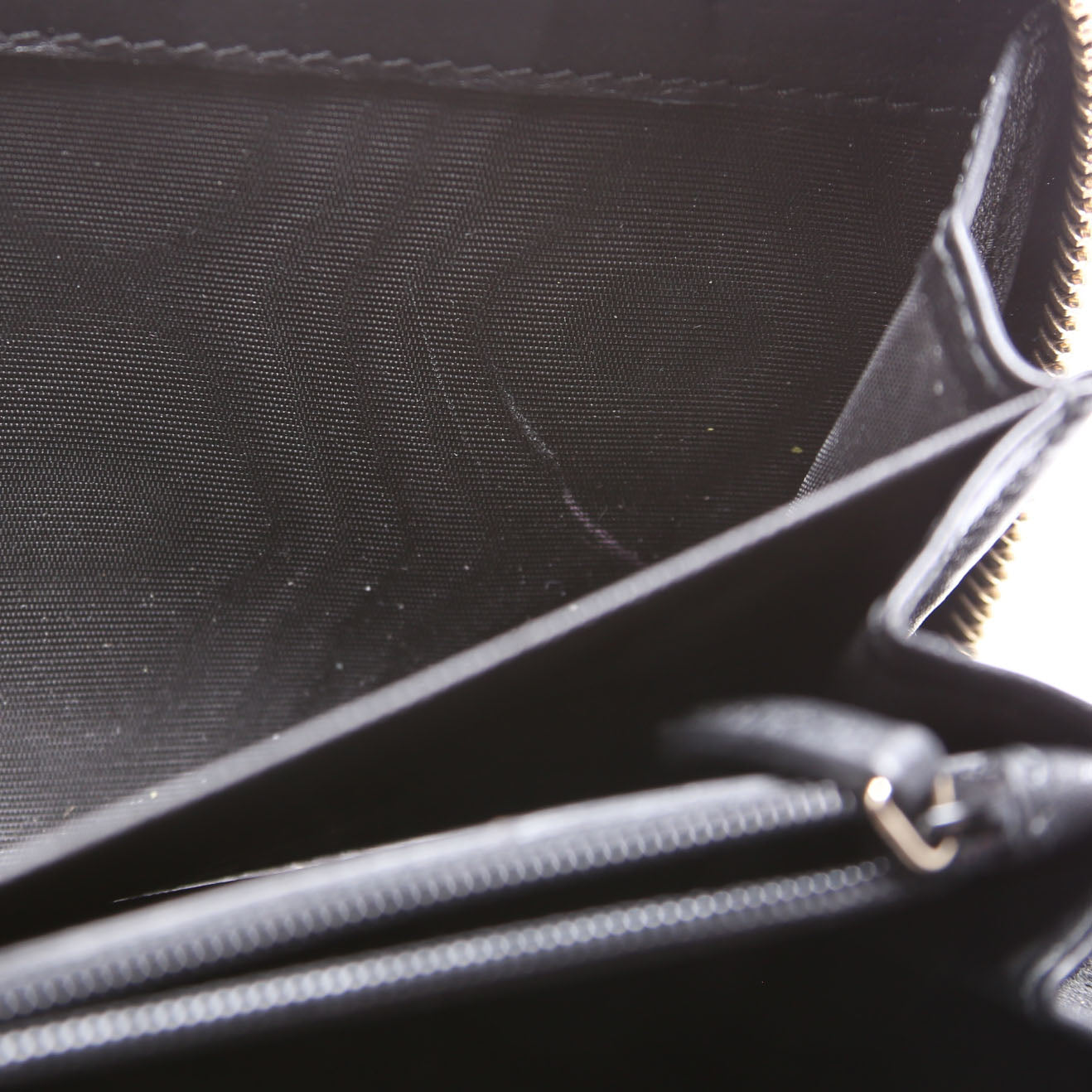 449396 Miroguccissima Continental Flap Wallet Black