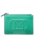 Mode Travia Zip Card Cases Spanish Leather Green
