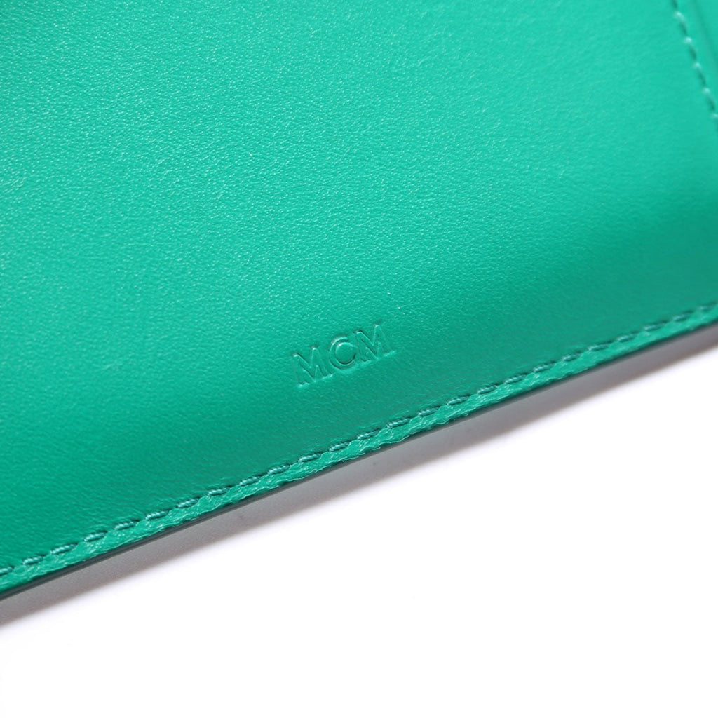 Mode Travia Zip Card Cases Spanish Leather Green