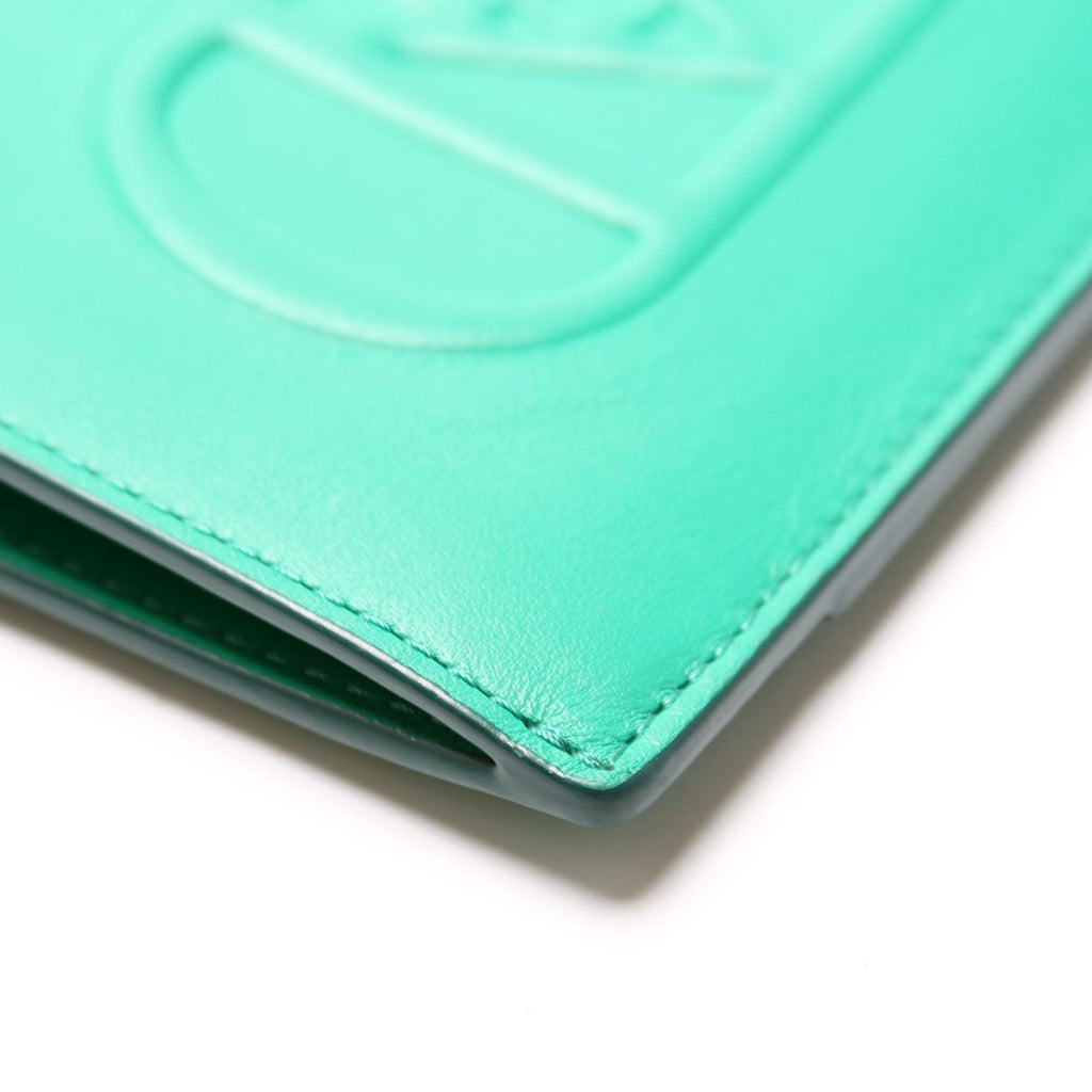 Mode Travia Zip Card Cases Spanish Leather Green