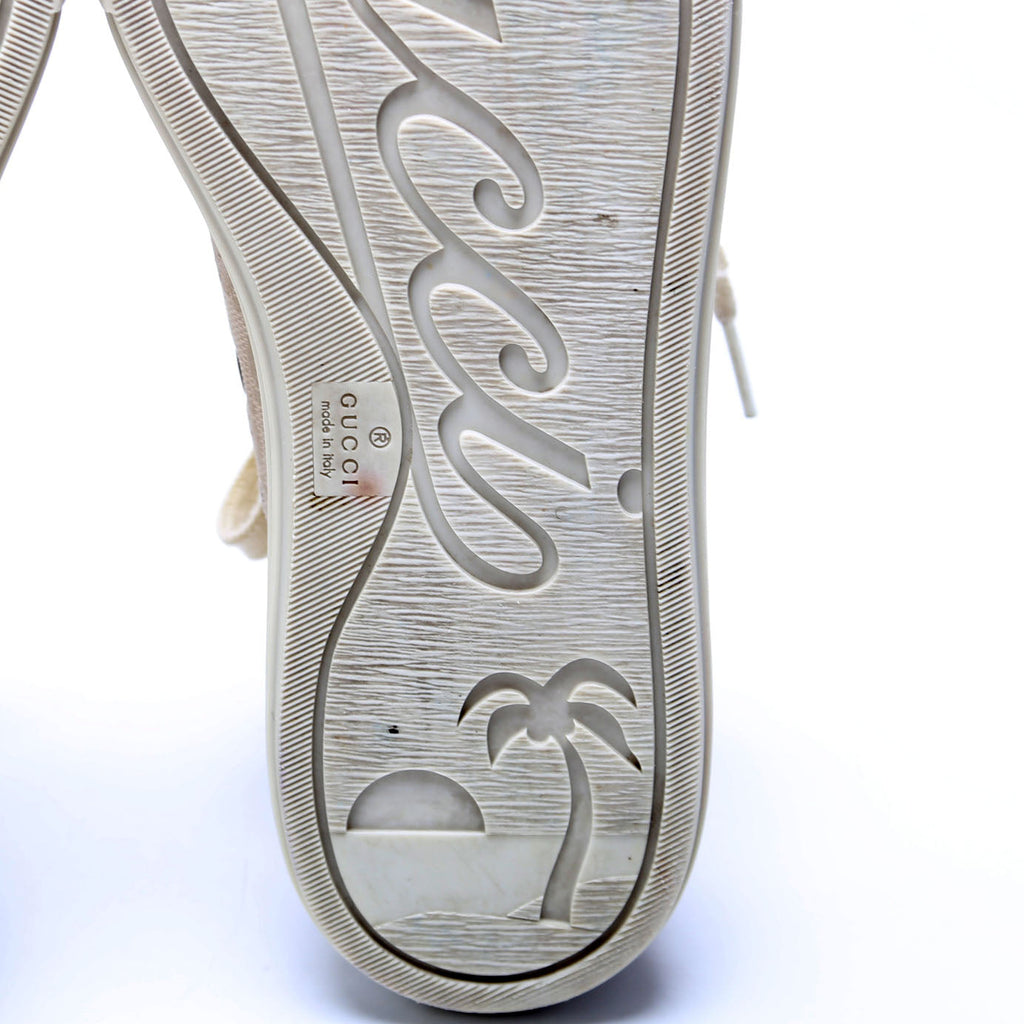 Gucci GG Canvas Low Top Sneakers Size 37 Grey