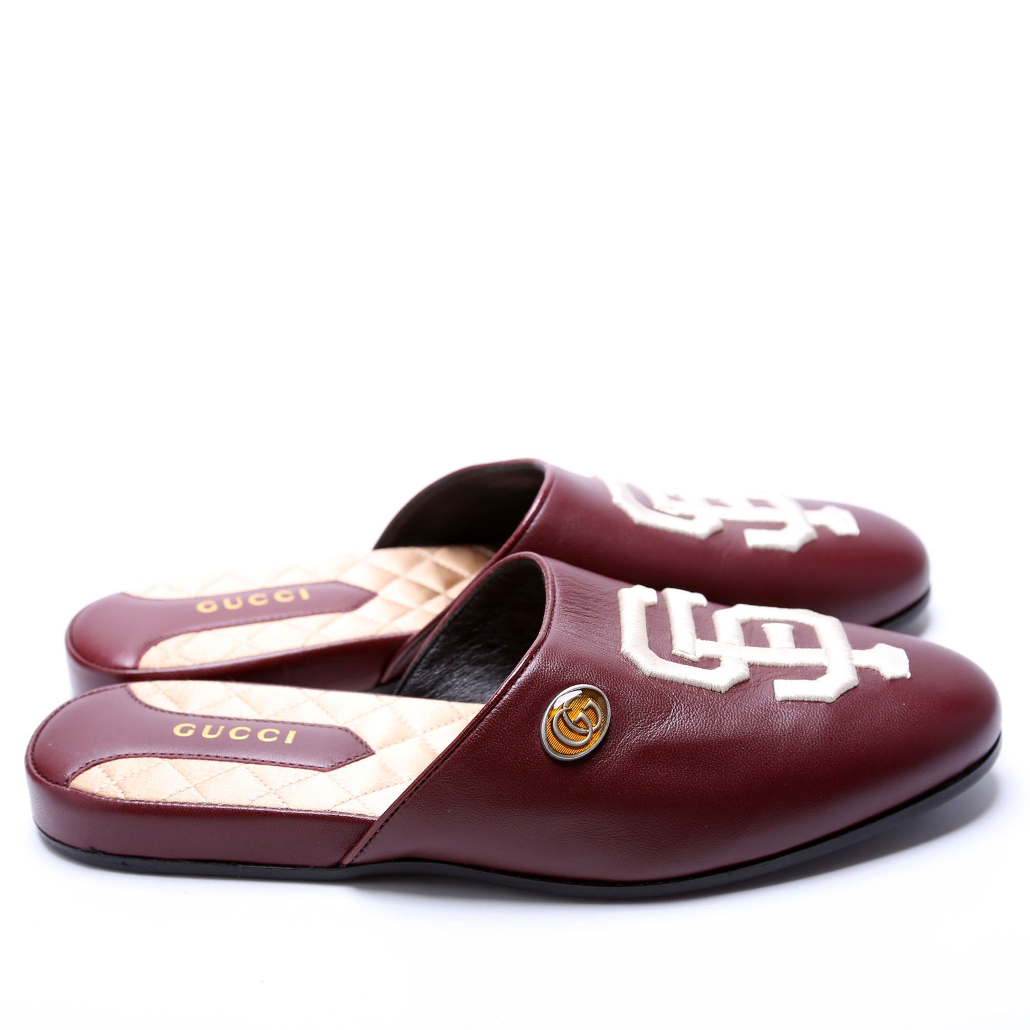 Giants Logo Mules Size 35.5 Maroon