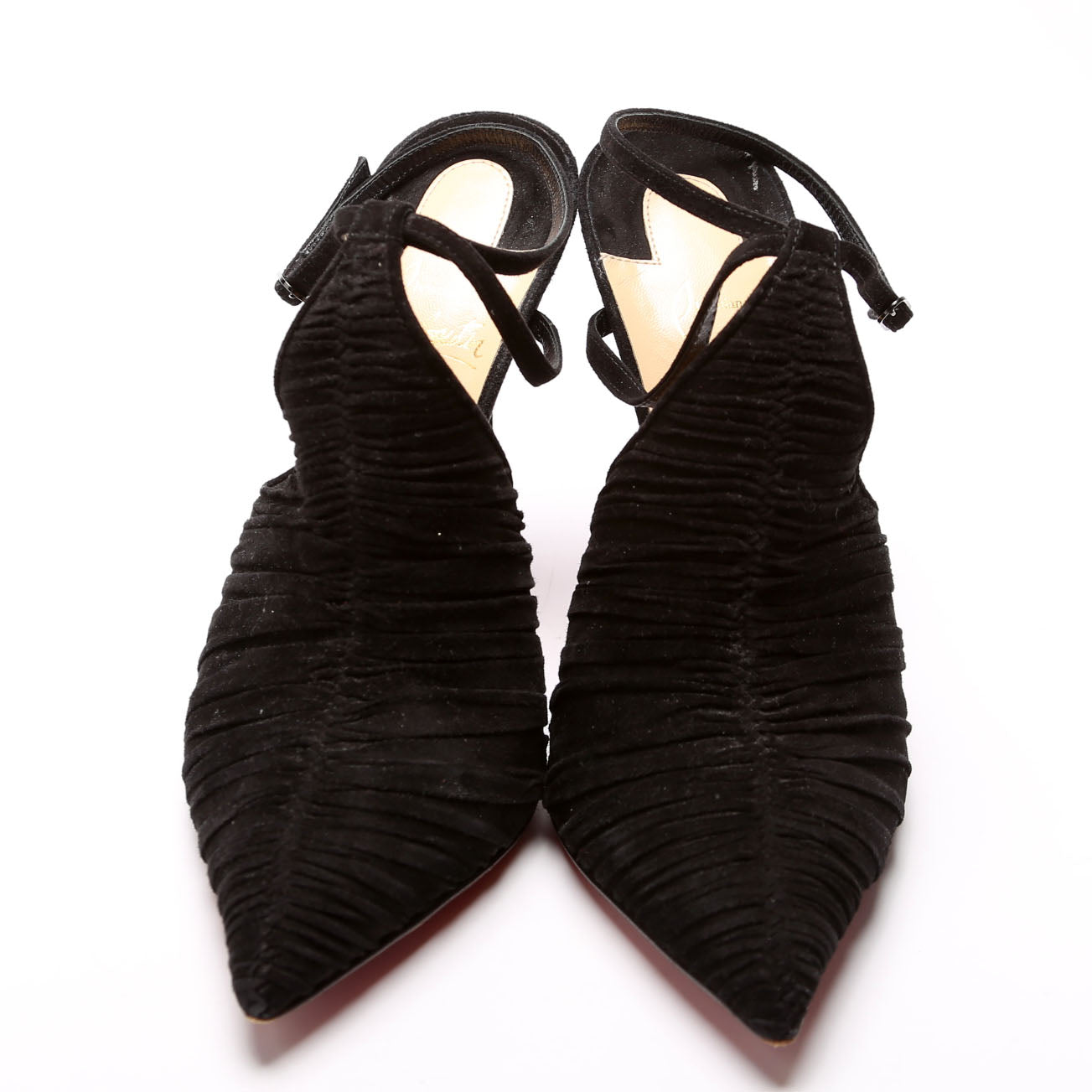Queenacid 100MM Suede Pumps Size 37.5