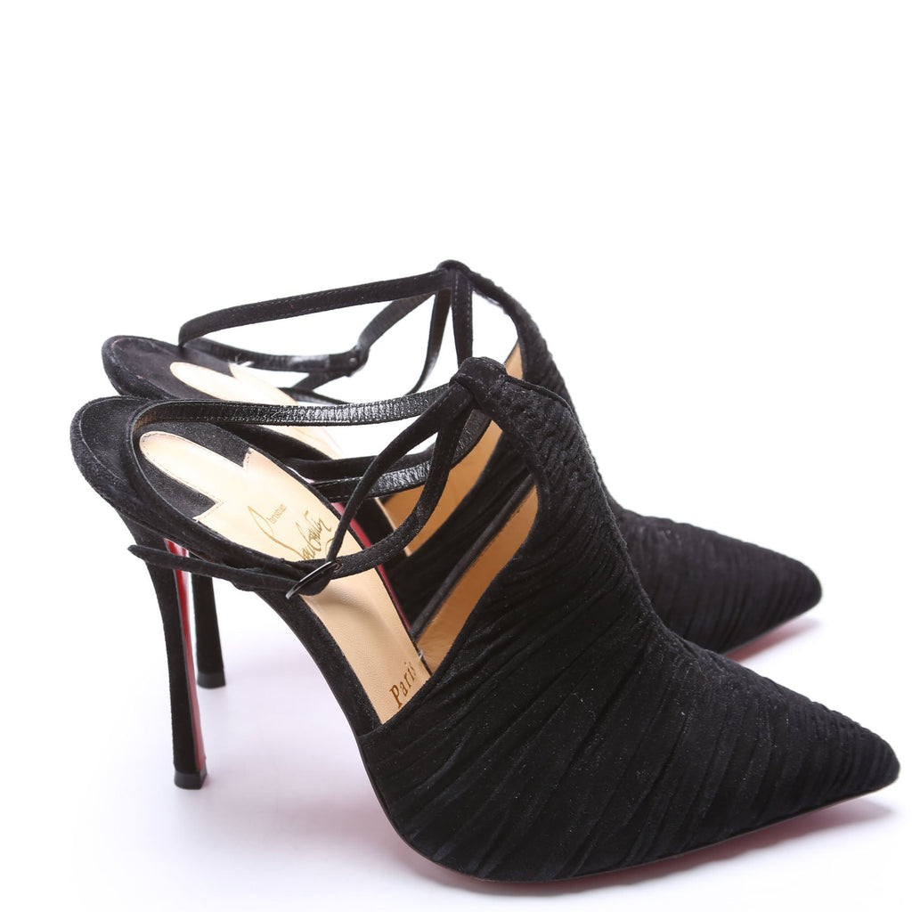 Queenacid 100MM Suede Pumps Size 37.5