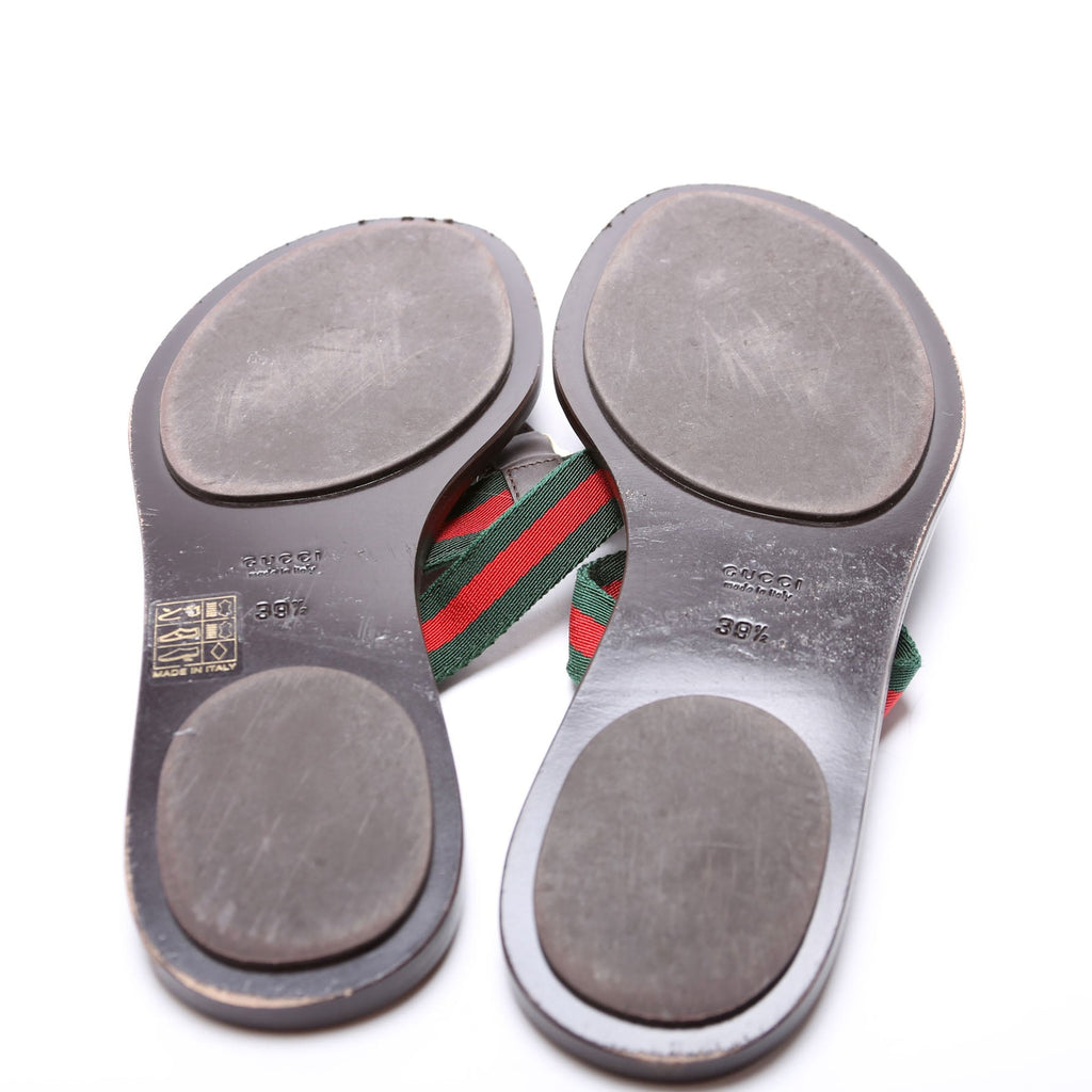 GG Web Strap Flip Flops Size 39.5