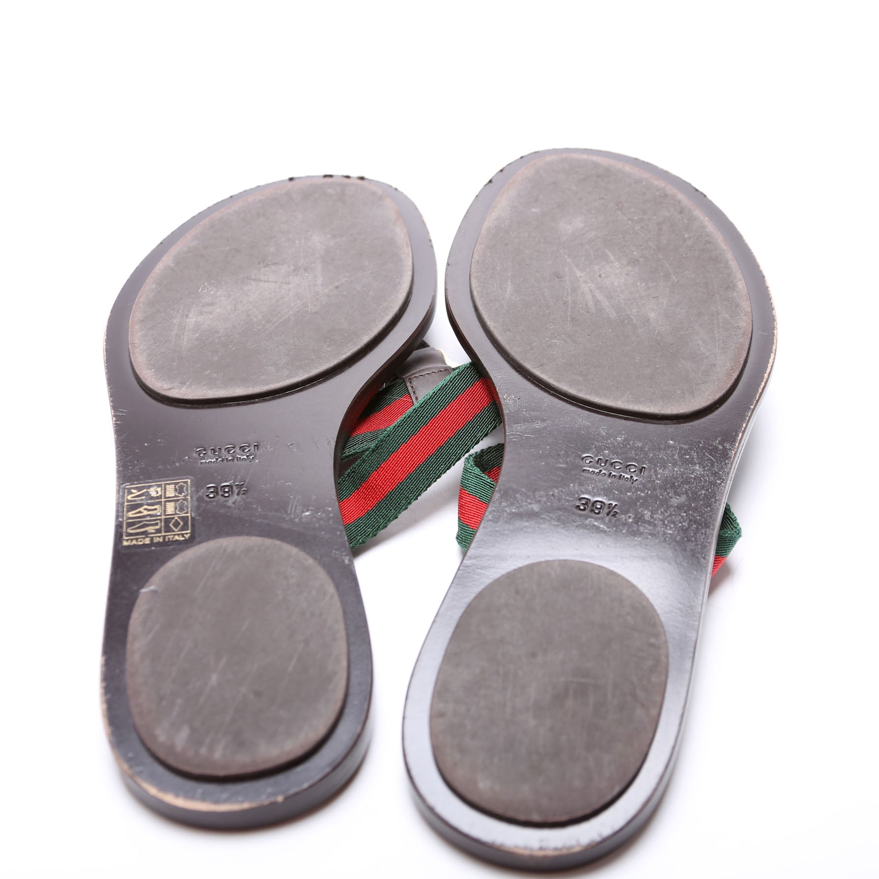 GG Web Strap Flip Flops Size 39.5