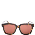 Gucci GG1136S Havana Square Sunglasses Tortoise
