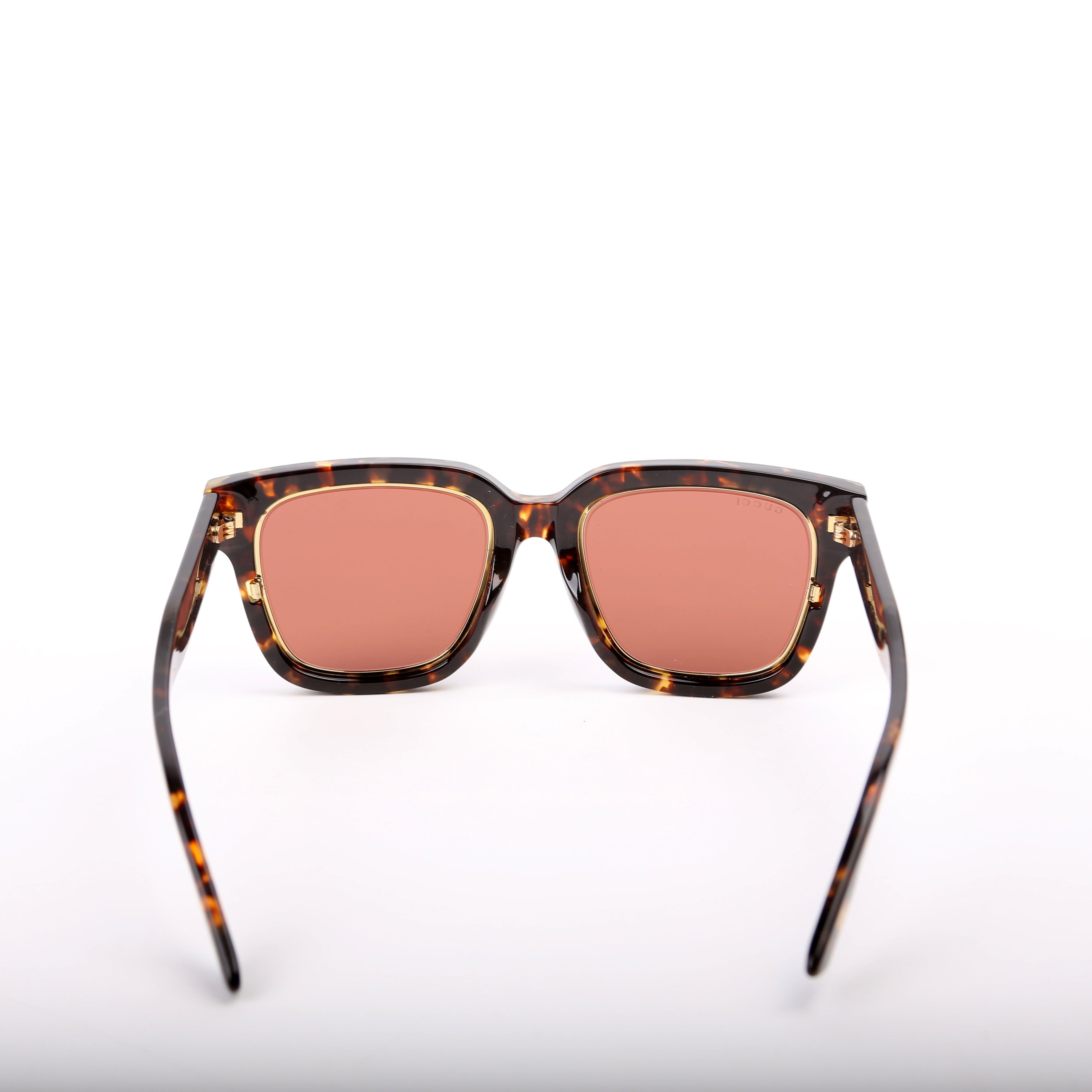 Gucci GG1136S Havana Square Sunglasses Tortoise