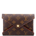 Kirigami Pouch Medium Monogram Red