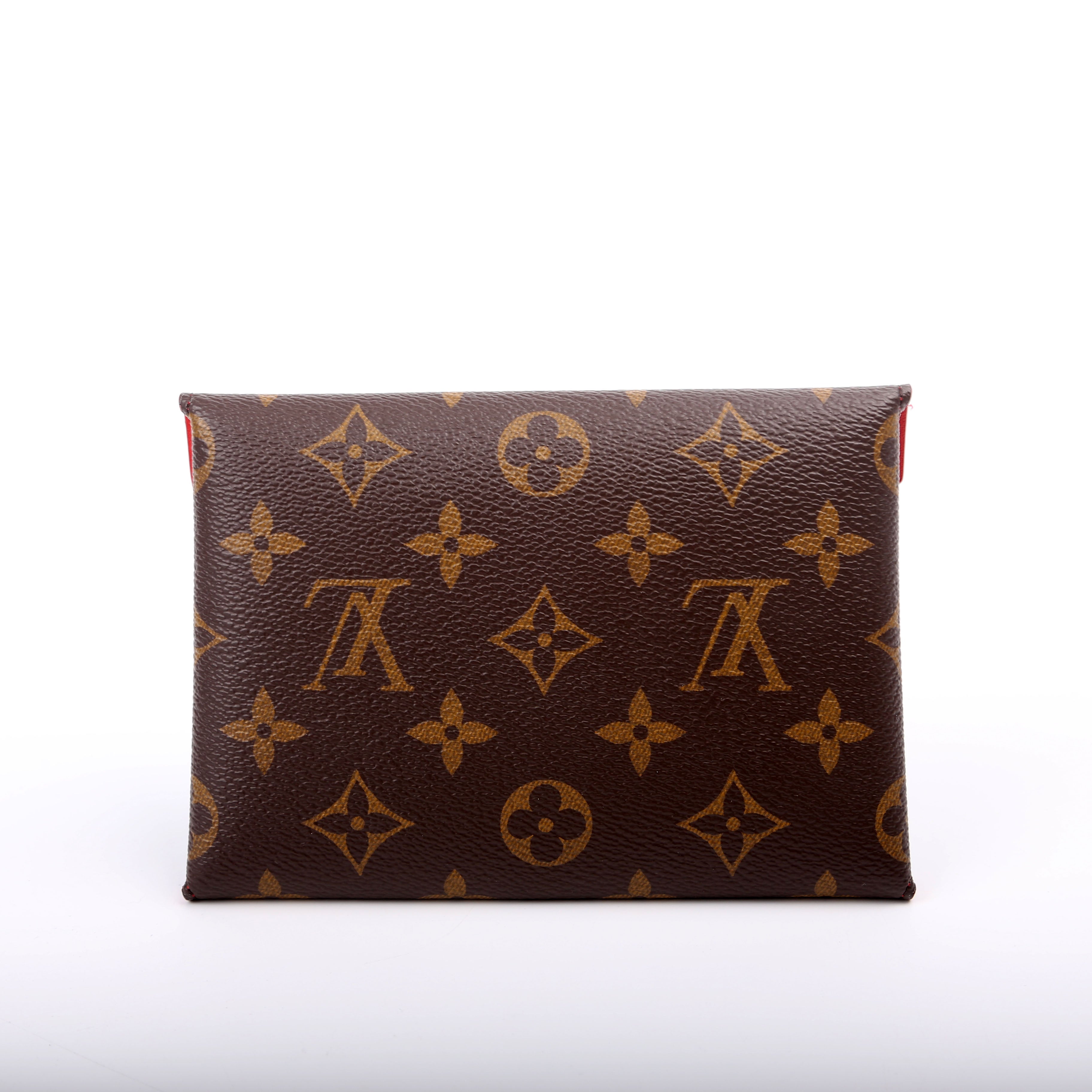 Kirigami Pouch Medium Monogram Red