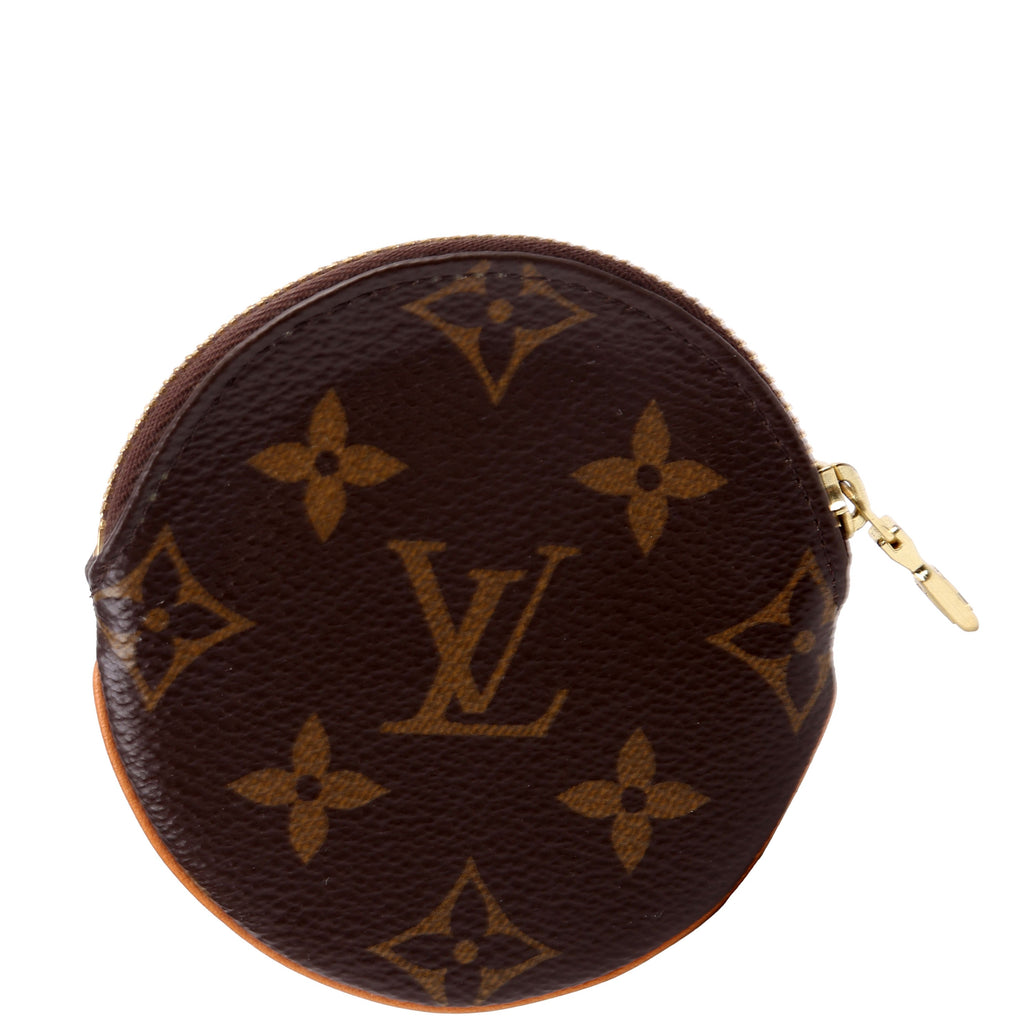 Round Coin Purse Monogram