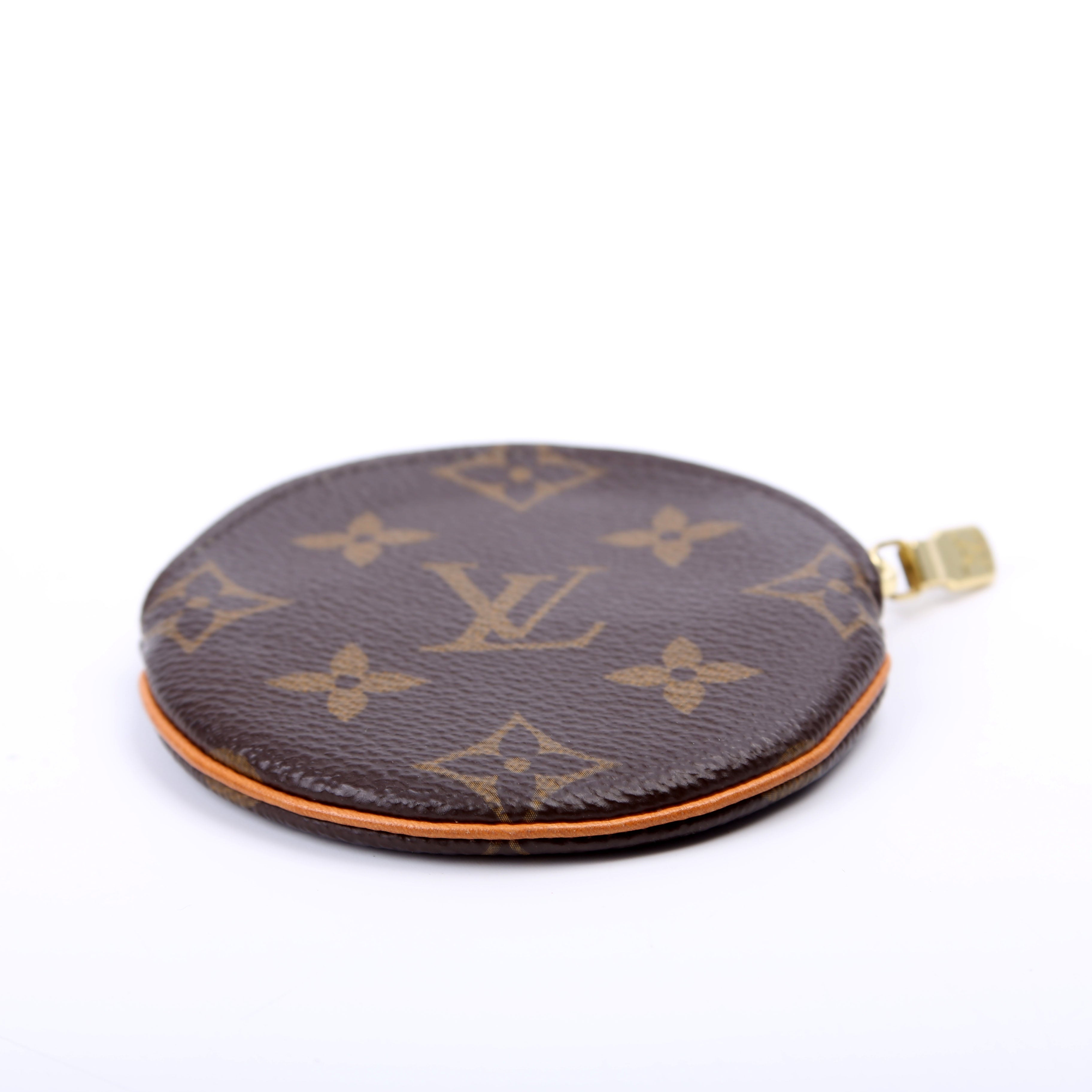Round Coin Purse Monogram