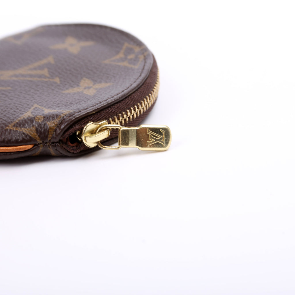 Round Coin Purse Monogram