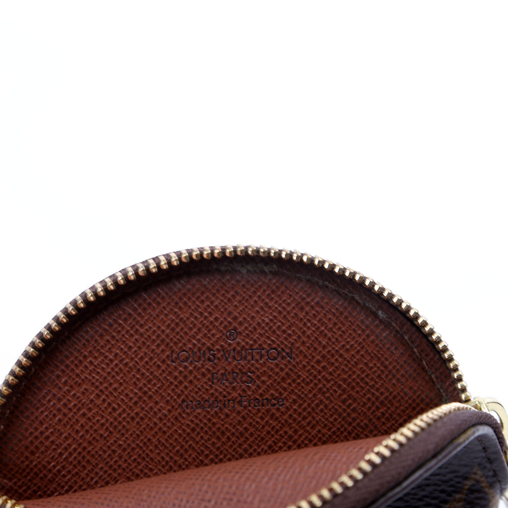 Round Coin Purse Monogram
