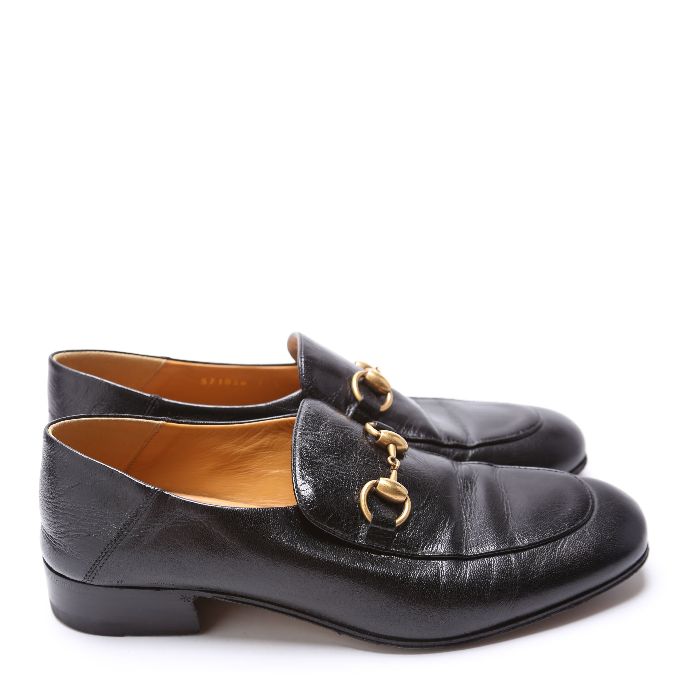 Horsebit Mid-Heel Loafer Size 38.5