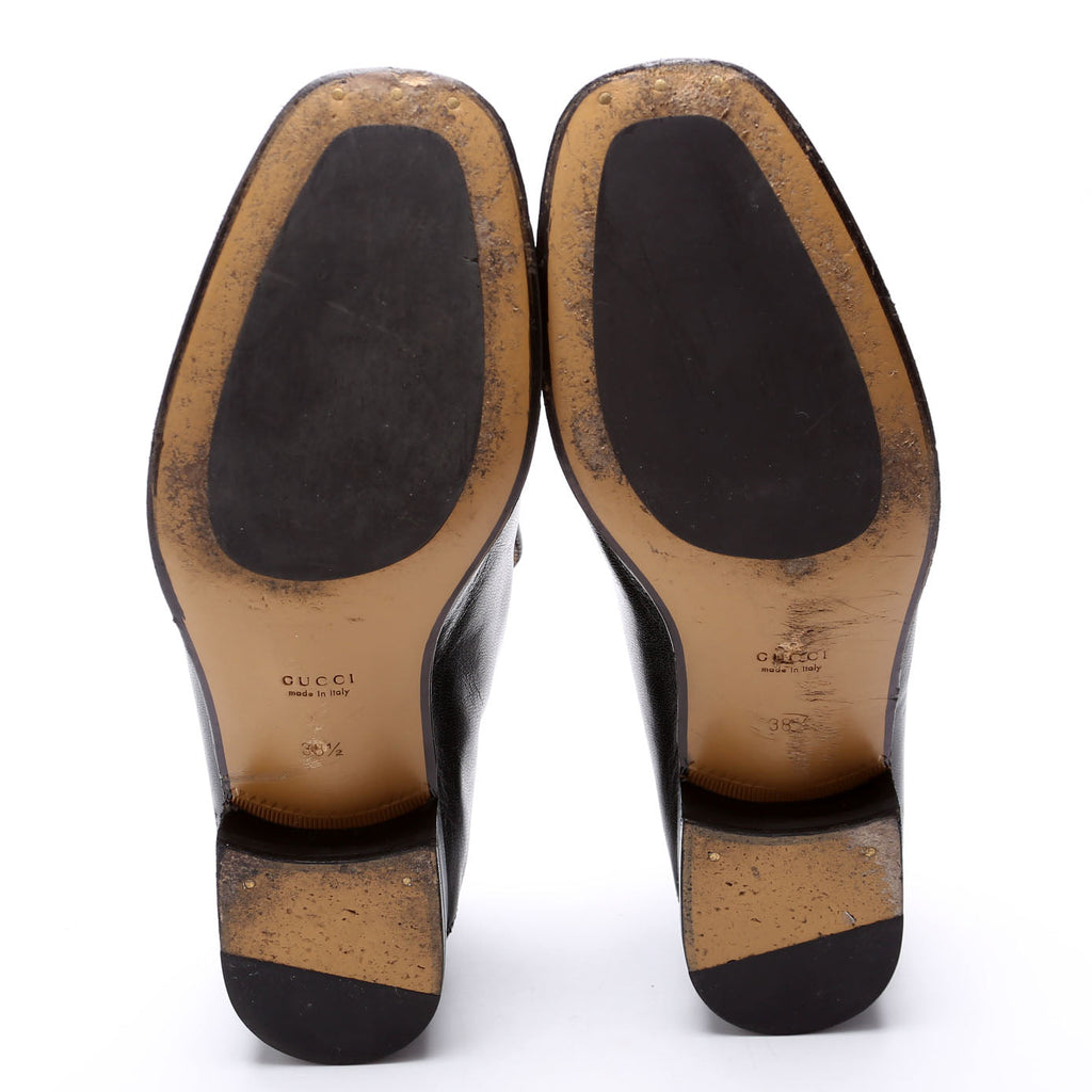 Horsebit Mid-Heel Loafer Size 38.5
