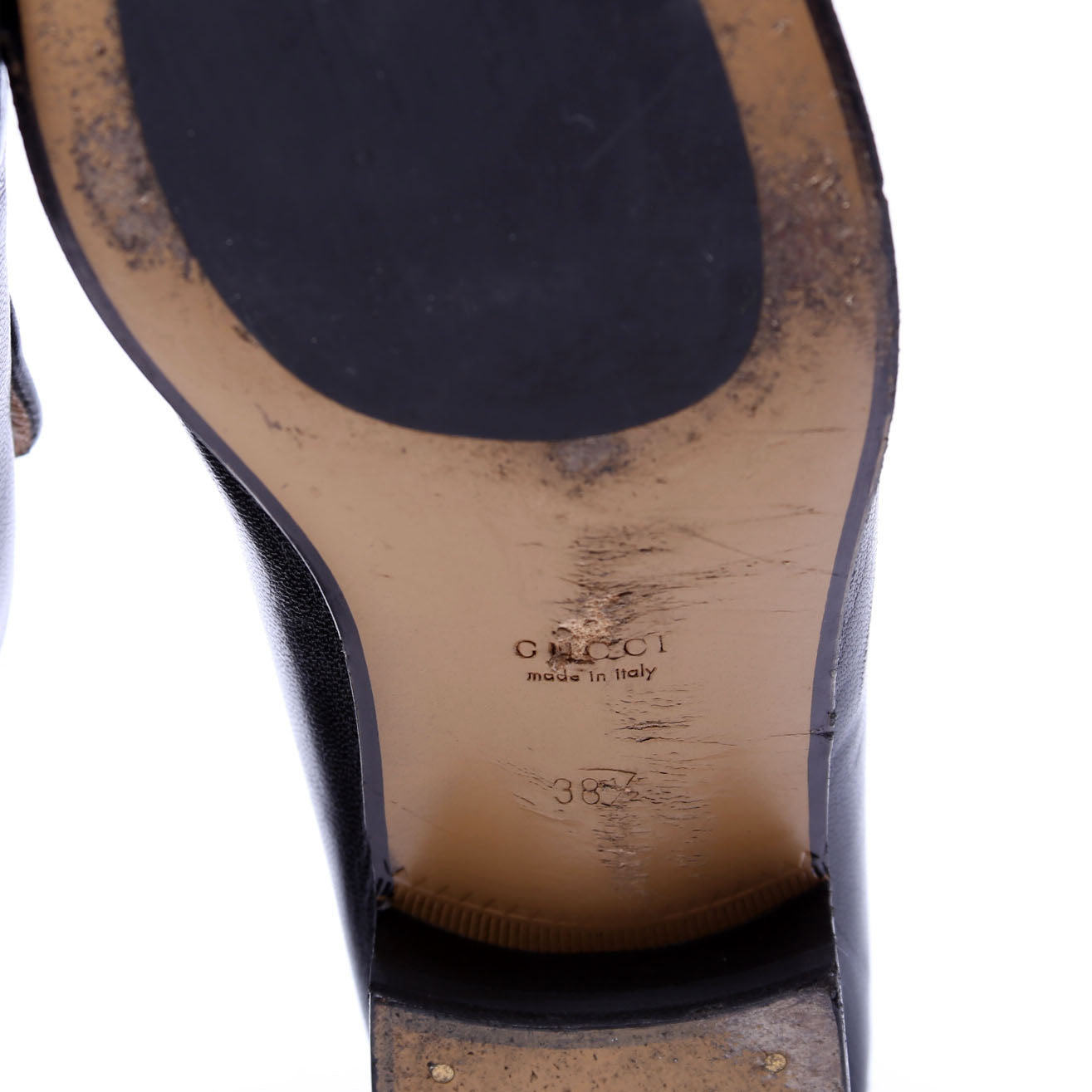 Horsebit Mid-Heel Loafer Size 38.5