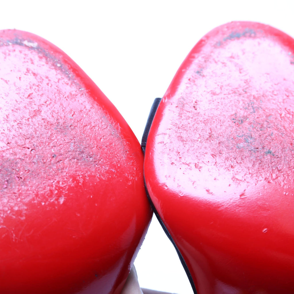 Lipstrass Queen 100MM Satin Sandals Size 38
