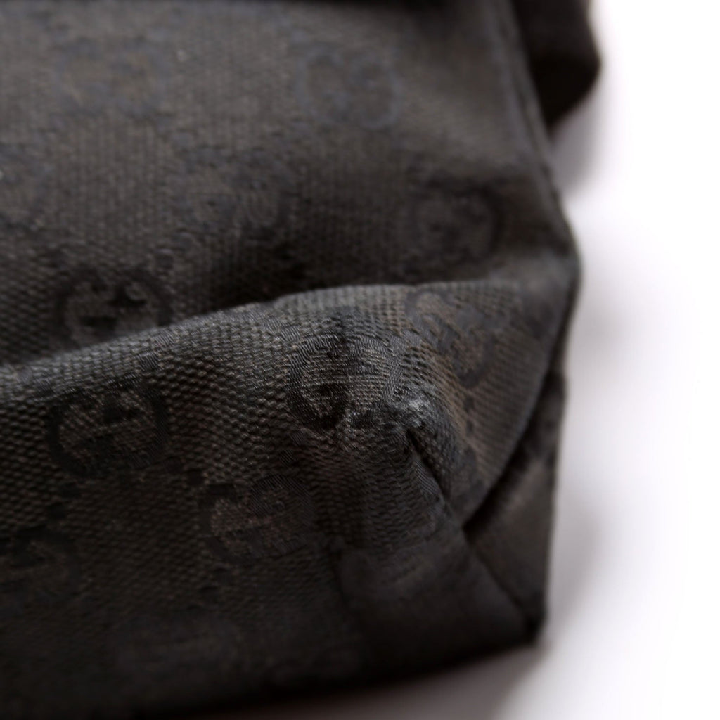 Gucci 449174 GG Canvas Belt Bag Black