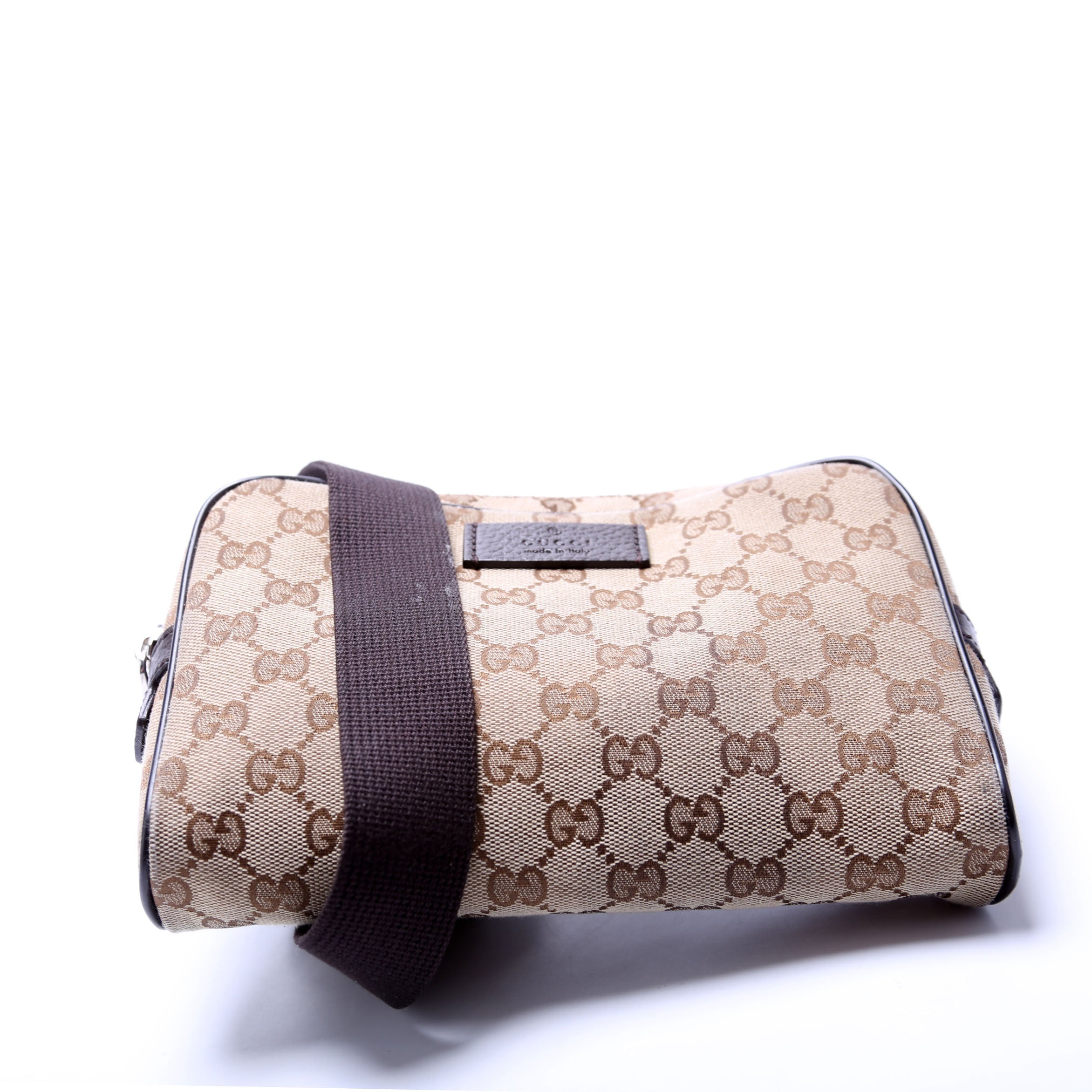 Gucci 449174 GG Canvas Belt Bag Brown